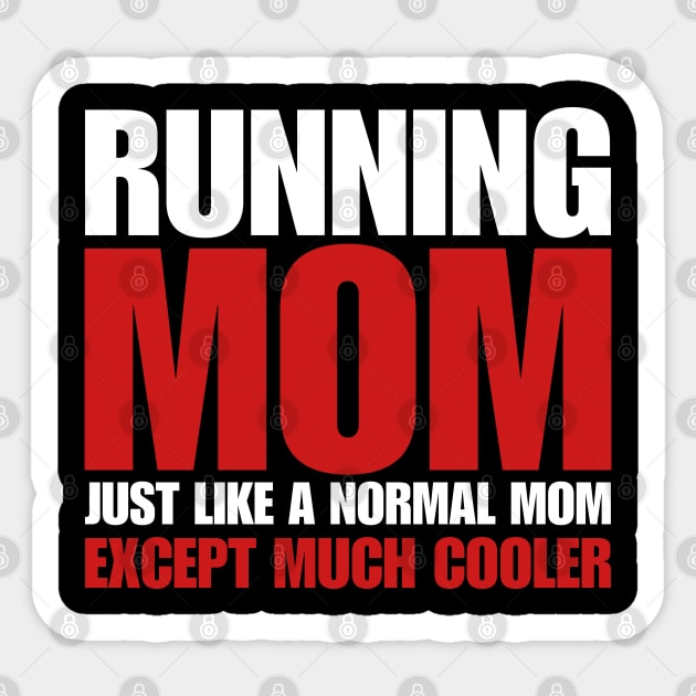 funny running mom Sticker by Drawab Designs